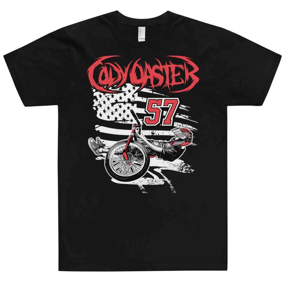 CODY “ScareCrow” OASTER White Flag T-Shirt