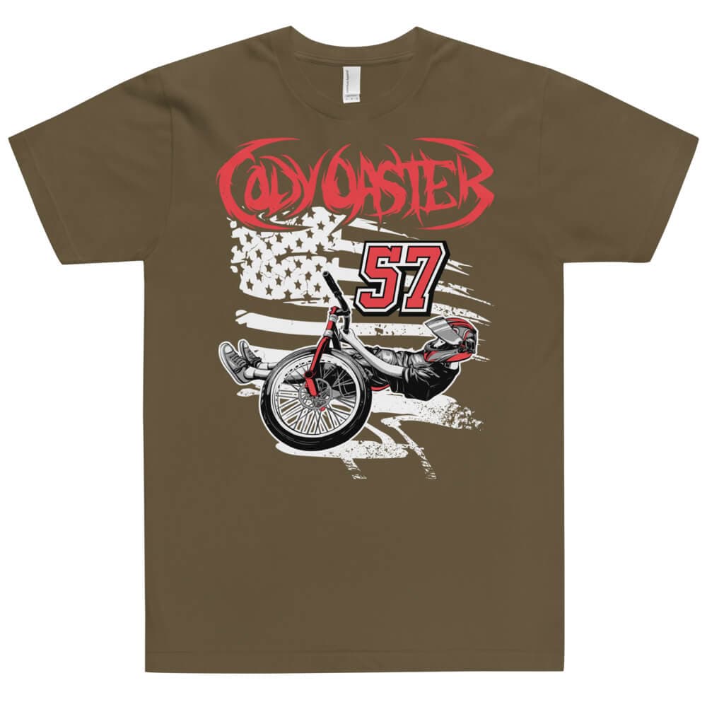 CODY “ScareCrow” OASTER White Flag T-Shirt - Image 3