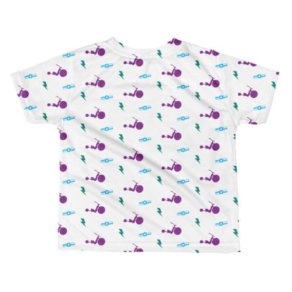 Little Sliders Purple & Blue Tee - Image 2