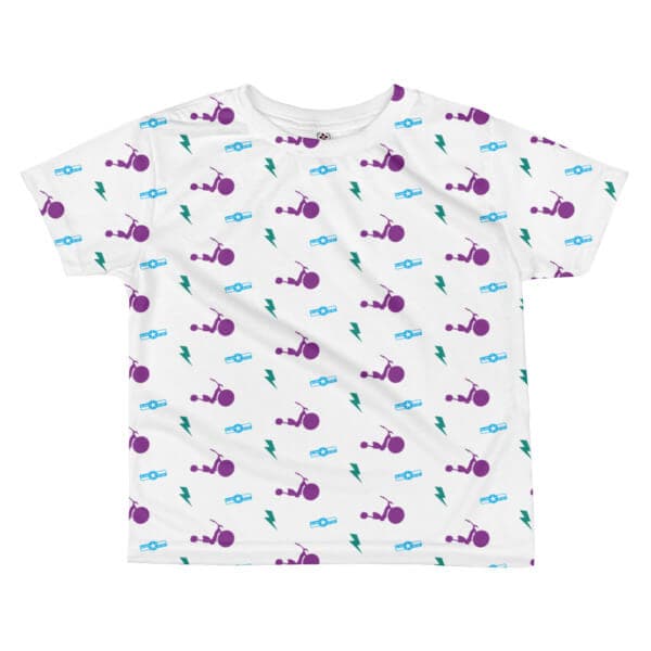 Little Sliders Purple & Blue Tee