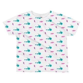 Little Sliders Pink & Teal Tee