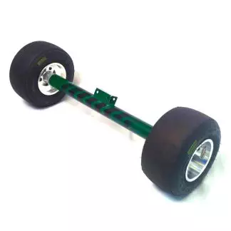 Full Axle Kit with Edwards Futura wheels to fit Crane® Green and Mean™or Momentum® Extreme Side Swiper™and Airwalk® Slider™