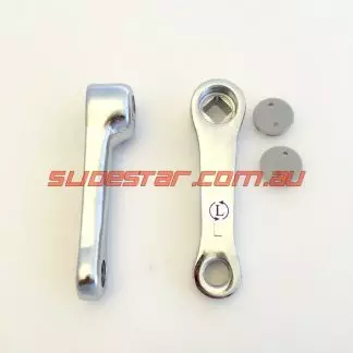 Steel Chrome Cranks -75mm