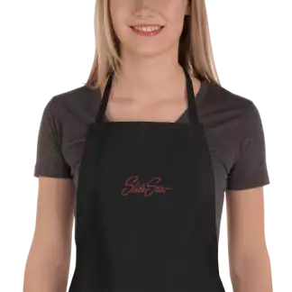 Embroidered Sharpie Slide Star Apron