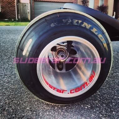 Stretched Rear Kart Rim<br/> with hubs