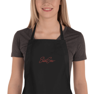 Embroidered Sharpie Slide Star Apron