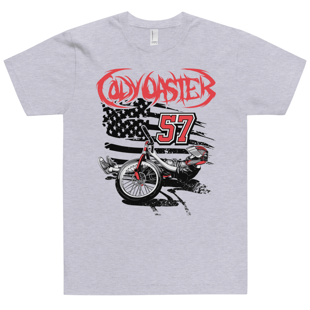CODY “ScareCrow” OASTER Black Flag T-Shirt - Image 2
