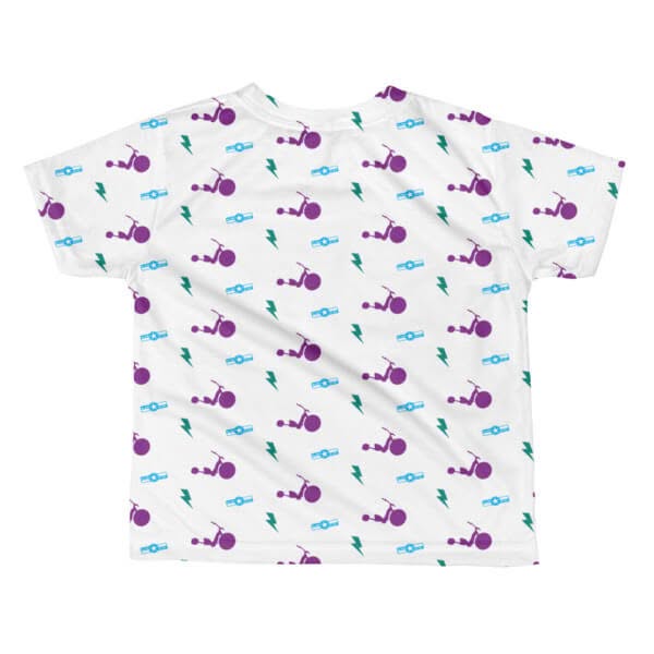 Little Sliders Purple & Blue Tee - Image 2