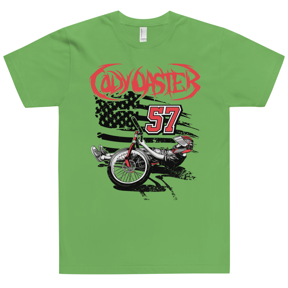 CODY “ScareCrow” OASTER Black Flag T-Shirt - Image 4