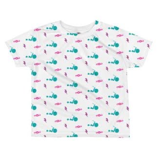 Little Sliders Pink & Teal Tee
